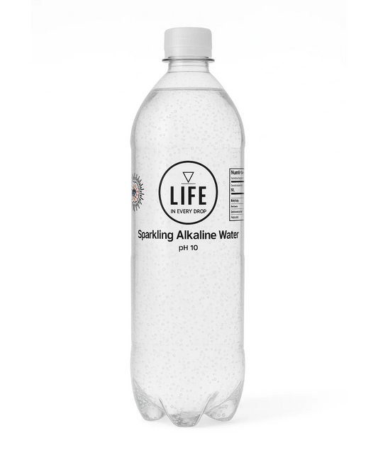 LIFE Bottled Water – 1.5L Sparkling Alkaline (12-pack)